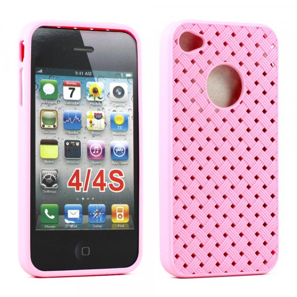 Wholesale iPhone 4S Net Gel case (Pink)